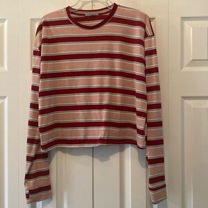 Striped Crop Top NWT